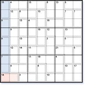 Killer Sudoku Techniques - Figure 1